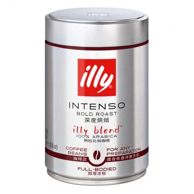 	意利（illy）意式拼配深度烘焙 阿拉比卡咖啡豆250g 意大利进口